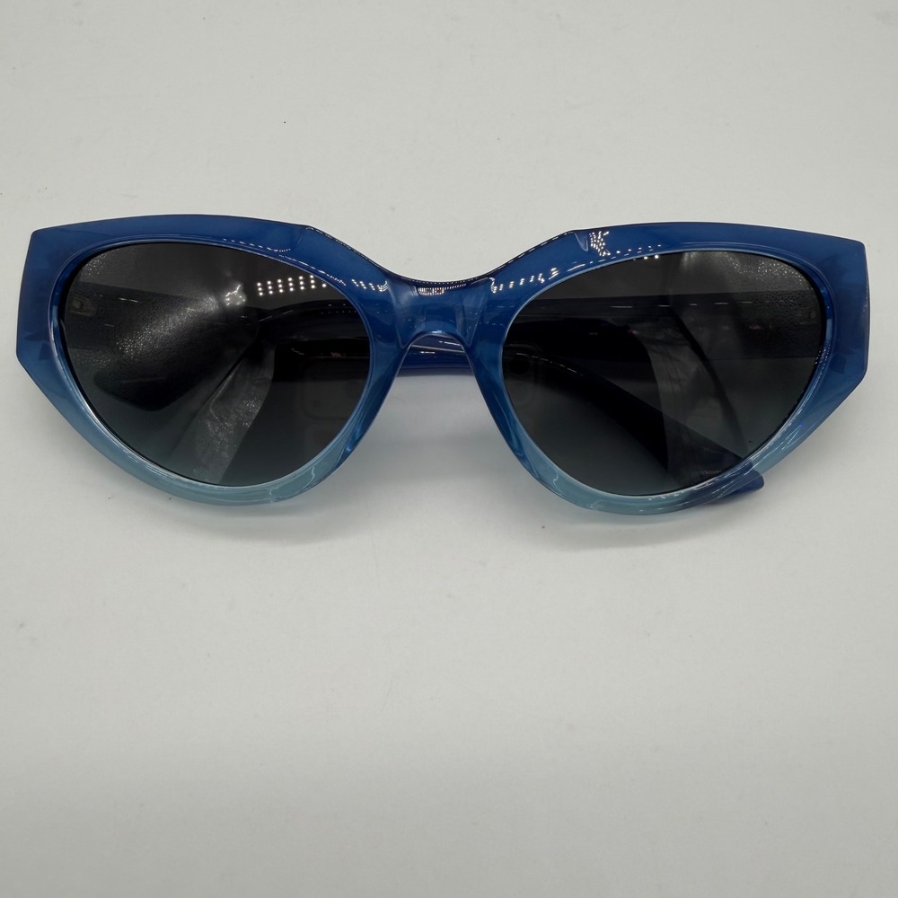 Guess GU7787-A 92W Blue Cat Eye Sunglasses 57-20-135 New